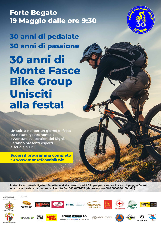 Locandina 30 Monte Fasce Bike